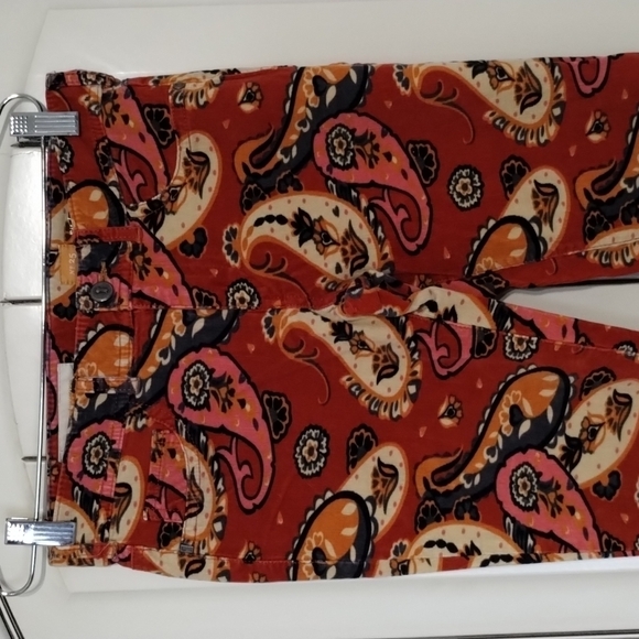 Anthropologie Pilcro & The Letterpress pants floral corduroy Size 25 Skinny - Picture 3 of 11